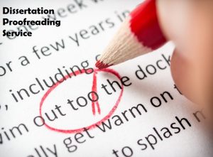 Academic Dissertation Proofreading services
